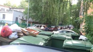 В Пензе мусорные контейнеры установили рядом с пищеблоками школы и детского сада