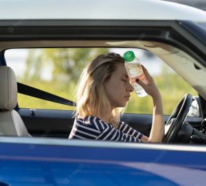 В ГИБДД назвали нюансы поездок на машине в жару