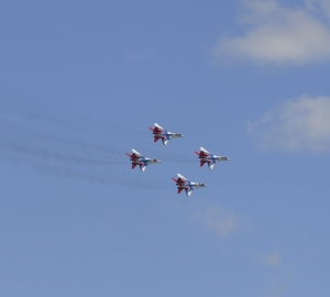 "Стрижи" устроили тренировку в небе над Пензой