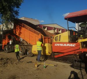 В Кузнецке продолжается активная работа по ремонту дорог