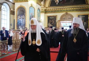 В Пензе Патриарх Кирилл посетил Успенский собор