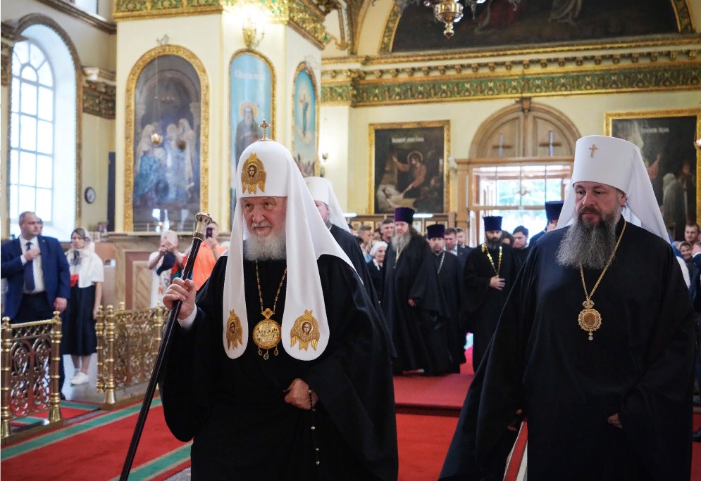 В Пензе Патриарх Кирилл посетил Успенский собор