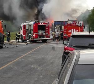 Из-за жёсткого ДТП на М5 в Пензенской области перекрыли движение