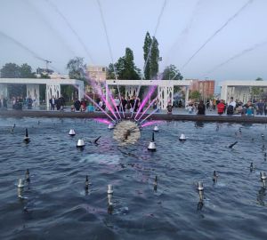 У пензенского фонтана не работает несколько форсунок