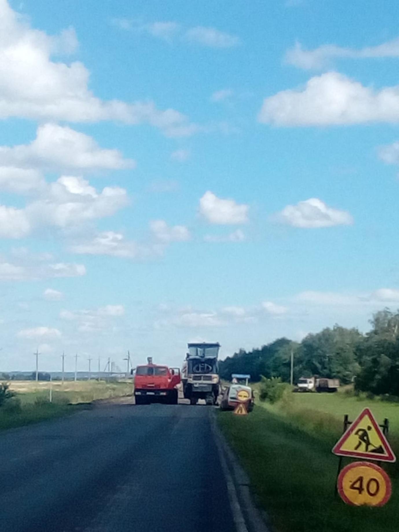 В Сердобском районе подрядчик приступил к ремонту дороги «Тамбов – Пенза»