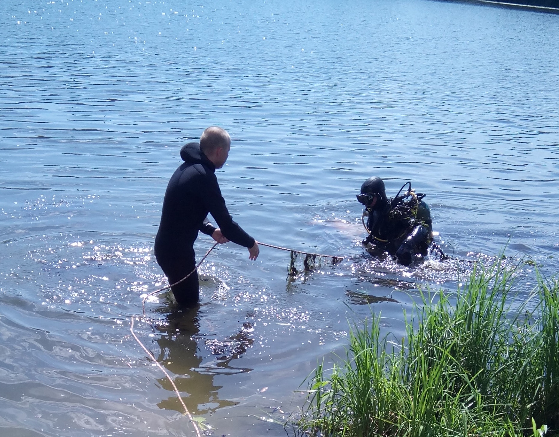 Тело утонувшего в Малой Валяевке рыбака нашли водолазы