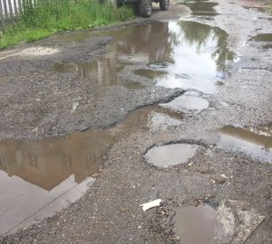 Пензенцам так и не ответили, когда устранят потоп на улице Зарубина