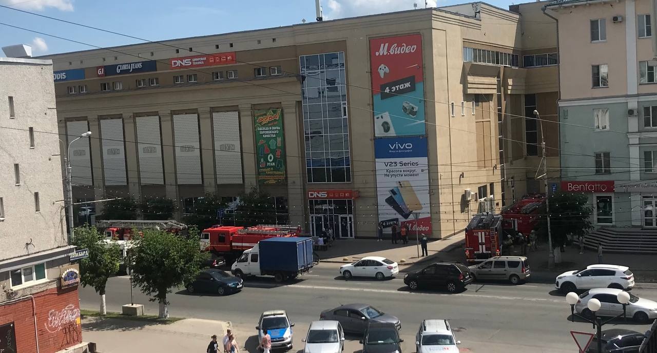 В центре Пензы из-за пожарных учений случилась серьезная пробка