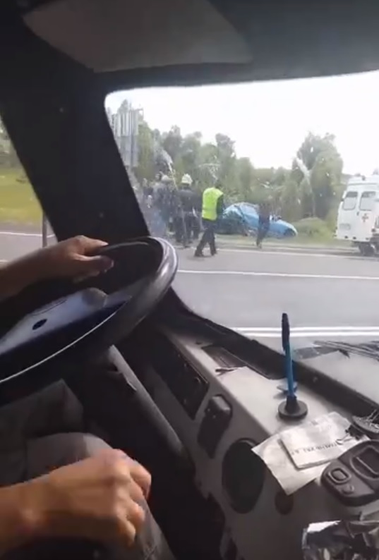 В Каменском районе на трассе столкнулись две иномарки, пассажирами были дети