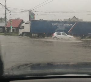 Пензу накрыли град и дождь