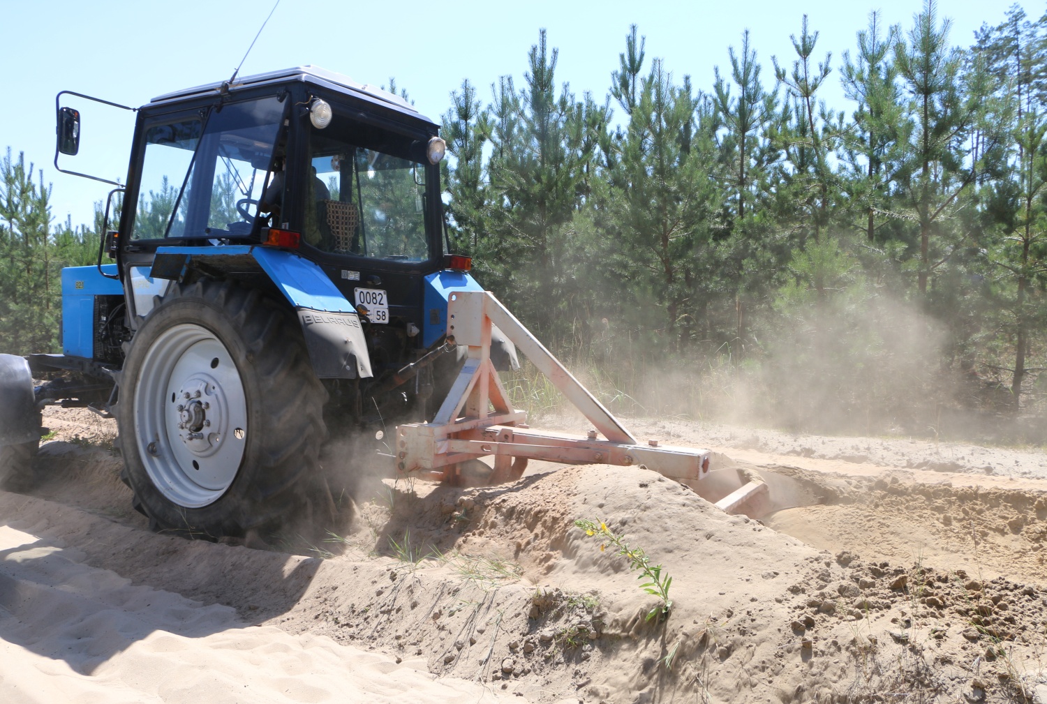 В Пензенской области продолжается противопожарное обустройство лесов