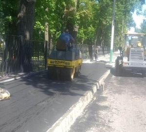 В Пензе завершают ремонт автомобильной дороги на улице Лермонтова