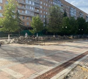 В Пензе на улице Московской не восстановили плитку после коммунального ремонта