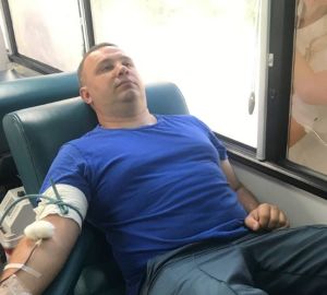 В Пензе 30 сотрудников МЧС стали добровольными донорами крови