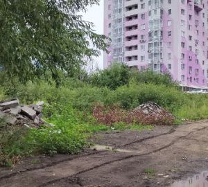 Пляж на ГПЗ используют как площадку для строительного мусора