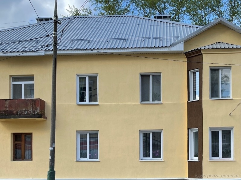 В Пензе завершили капремонт в домах на улице Лобачевского