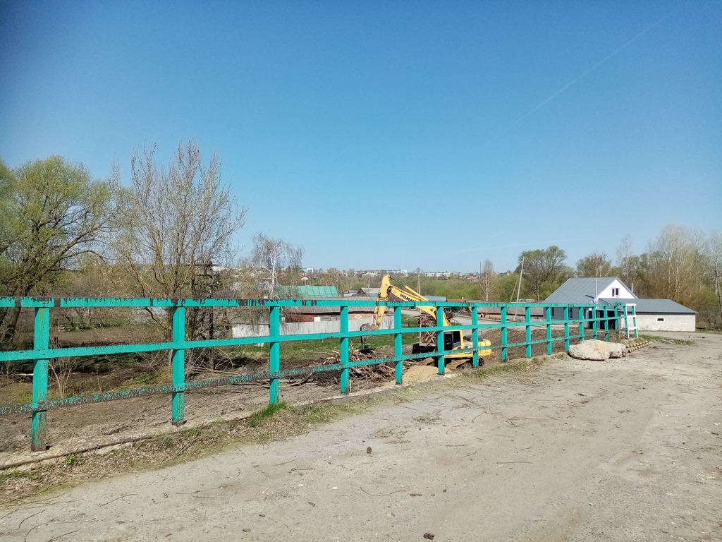 Жителям Нижнего Ломова рассказали, как идет ремонт моста