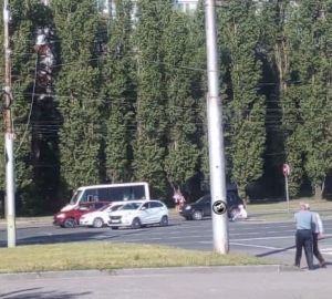 В Пензе на улице 8 марта случилась авария