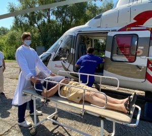 Пензенская санитарная авиация провела транспортировку двух пациентов с сердечной патологией