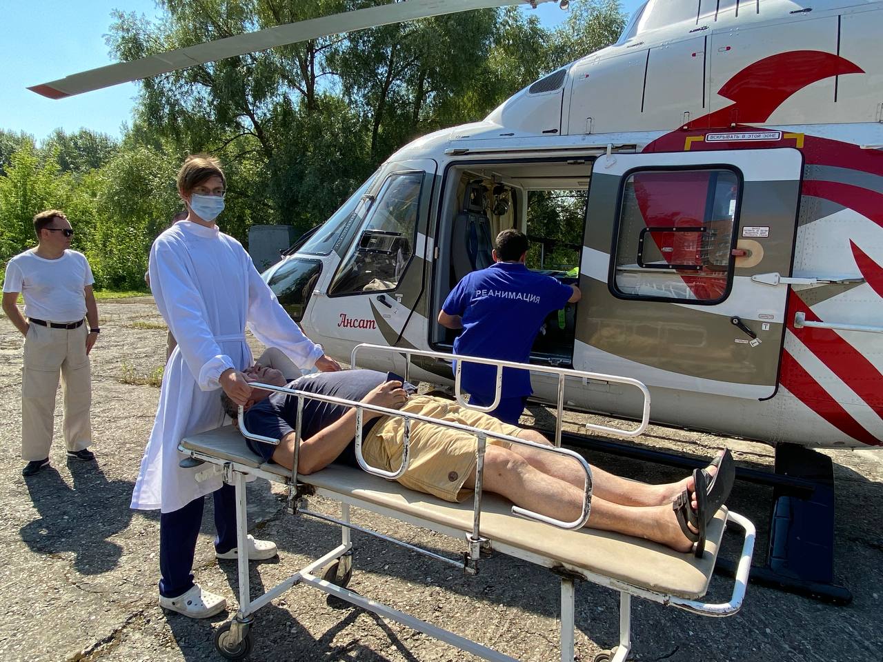 Пензенская санитарная авиация провела транспортировку двух пациентов с сердечной патологией