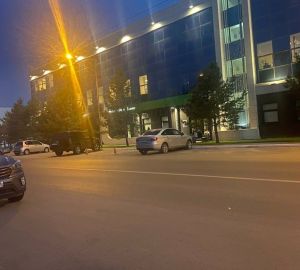 На улице Металлистов провалился асфальт