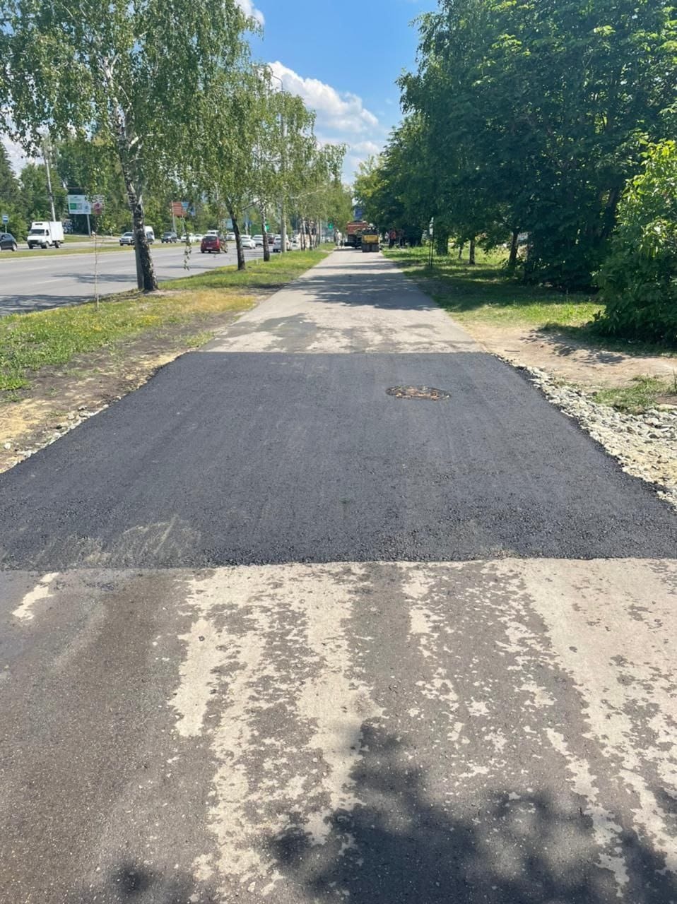 В Пензе на проспекте Строителей устраняют разрытия после строительства нового коллектора