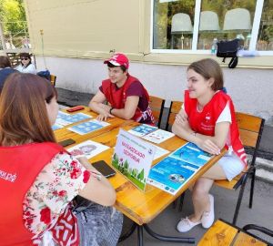 Пензенцы смогли проверить здоровье в парке «Комсомольский»