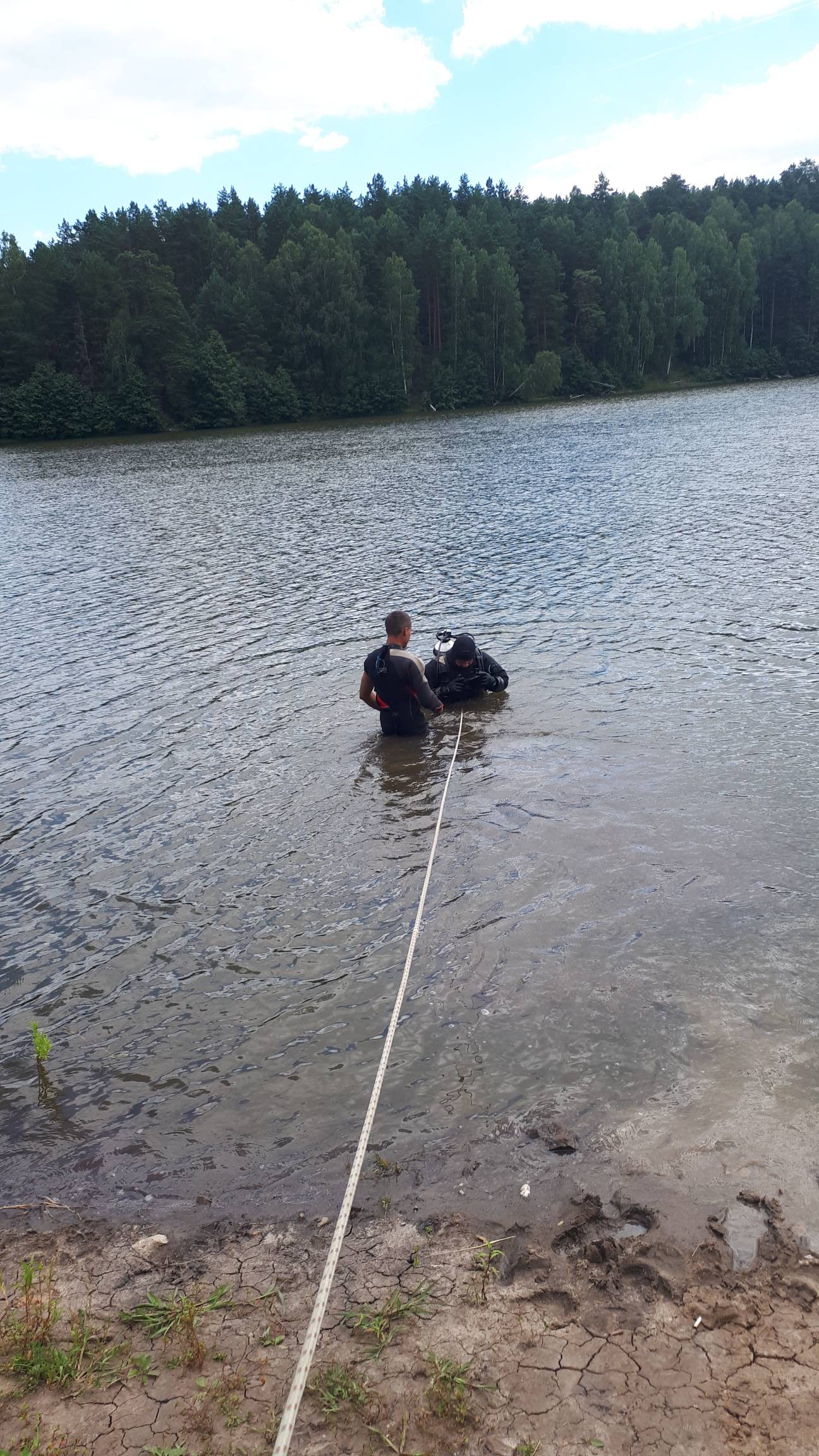 В Сосновоборском районе нашли тело утонувшего мужчины