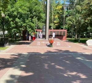 В Пензе привели в порядок мемориал «Разорванная звезда»