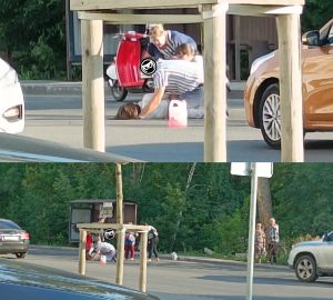 В Пензе на улице Измайлова женщину сбили на пешеходном переходе