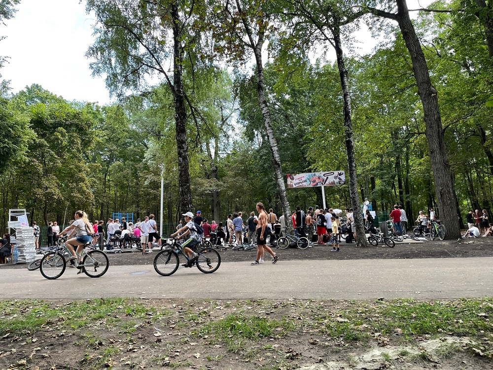 В Пензе на Олимпийской аллее появилась новая спортивная площадка