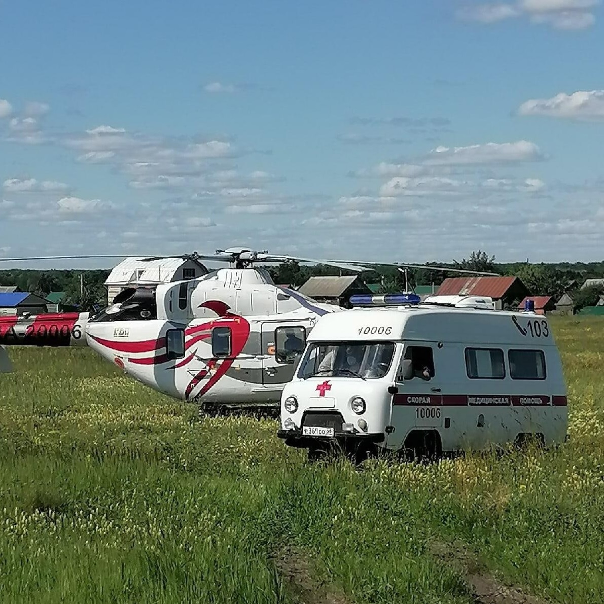 Сердобчанку с острым инфарктом миокарда доставили в больницу Пензы на вертолете