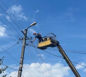 В Сердобске меняют уличные светильники