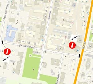 В Пензе временно ограничат движение на улице Карла Маркса