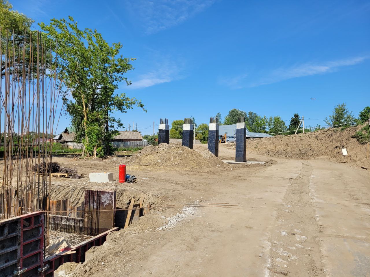 В Нижнеломовском районе проинспектировали ход реконструкции моста