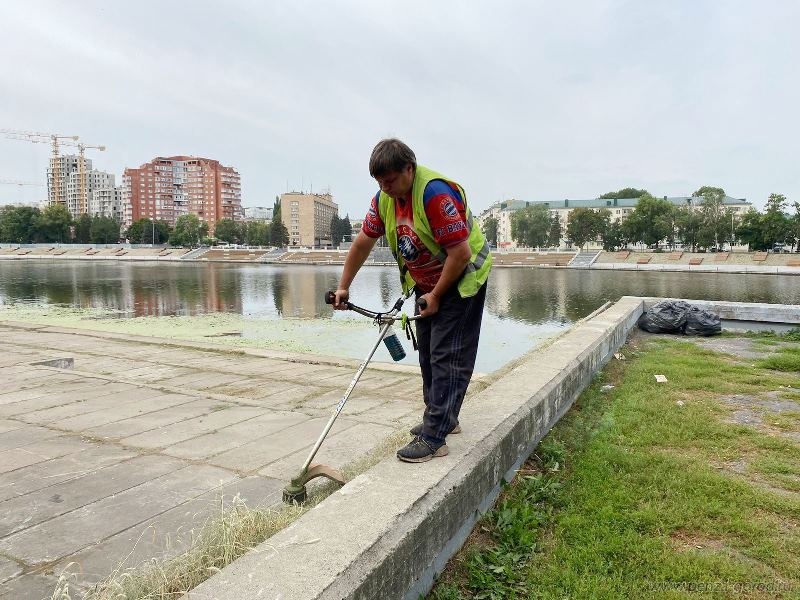 В Пензе начали благоустраивать набережную на правом берегу Суры