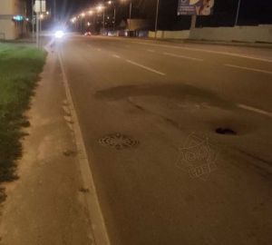 Пензенцы обнаружили еще один провал асфальта