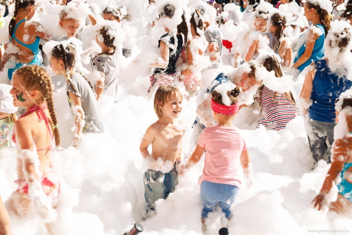 Для пензенцев организуют пенную вечеринку
