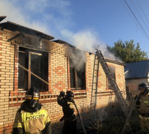 В Бессоновке в выгоревшем дотла частном доме пострадал мужчина