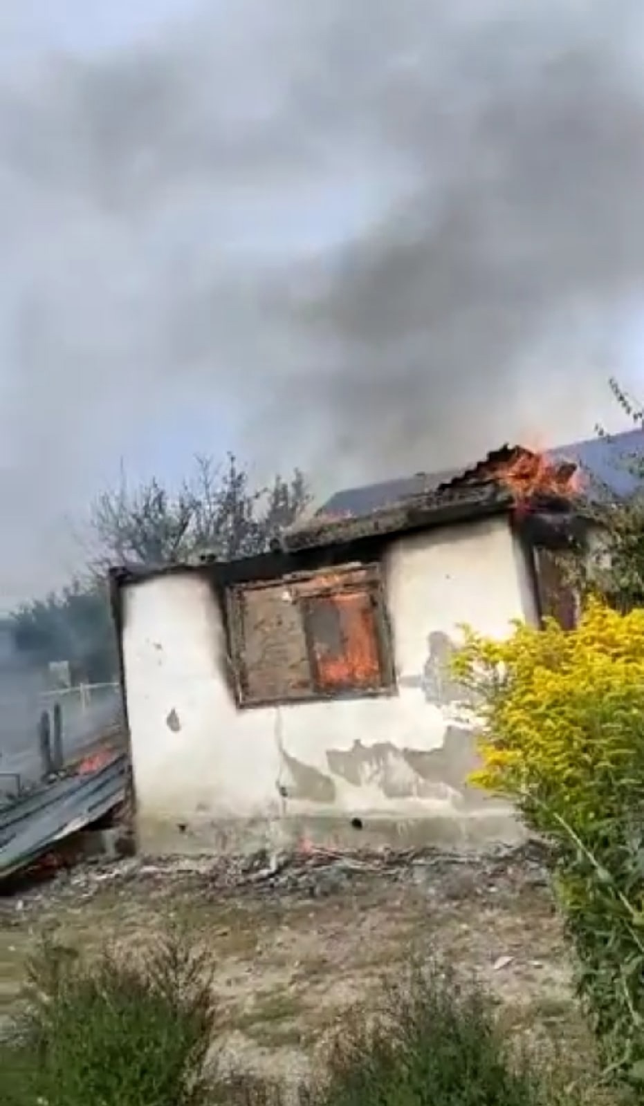 В Пензенском районе загорелся дачный дом