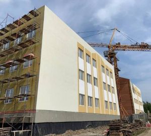 Новая школа в Чемодановке готова на 45%