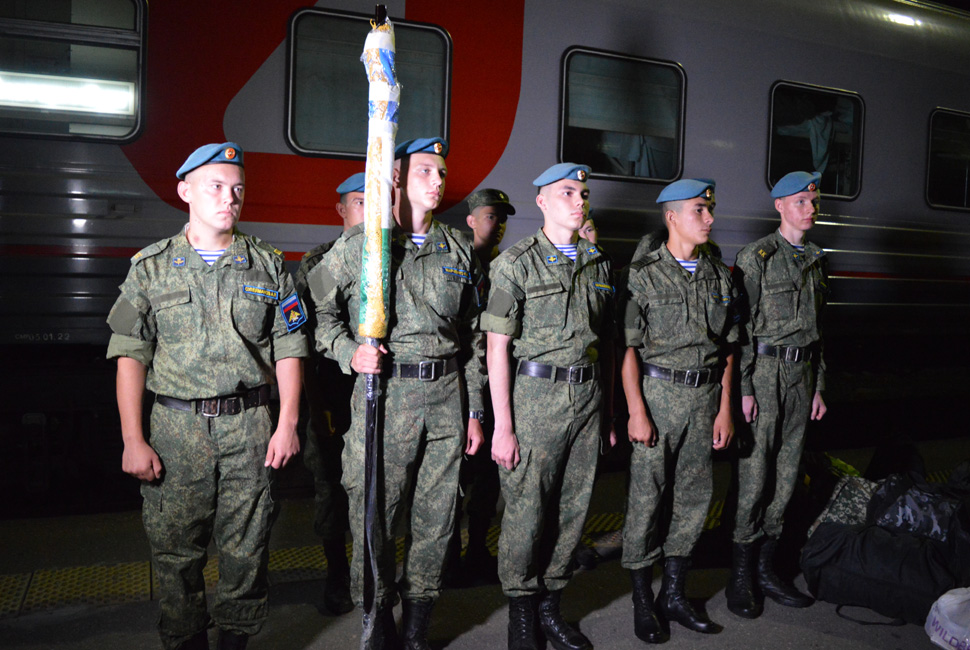 В Пензу прибыли команды юнармейцев для участия в военно-спортивных сборах