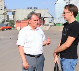 Валерий Лидин посетил сельскохозяйственное предприятие в Башмаковском районе