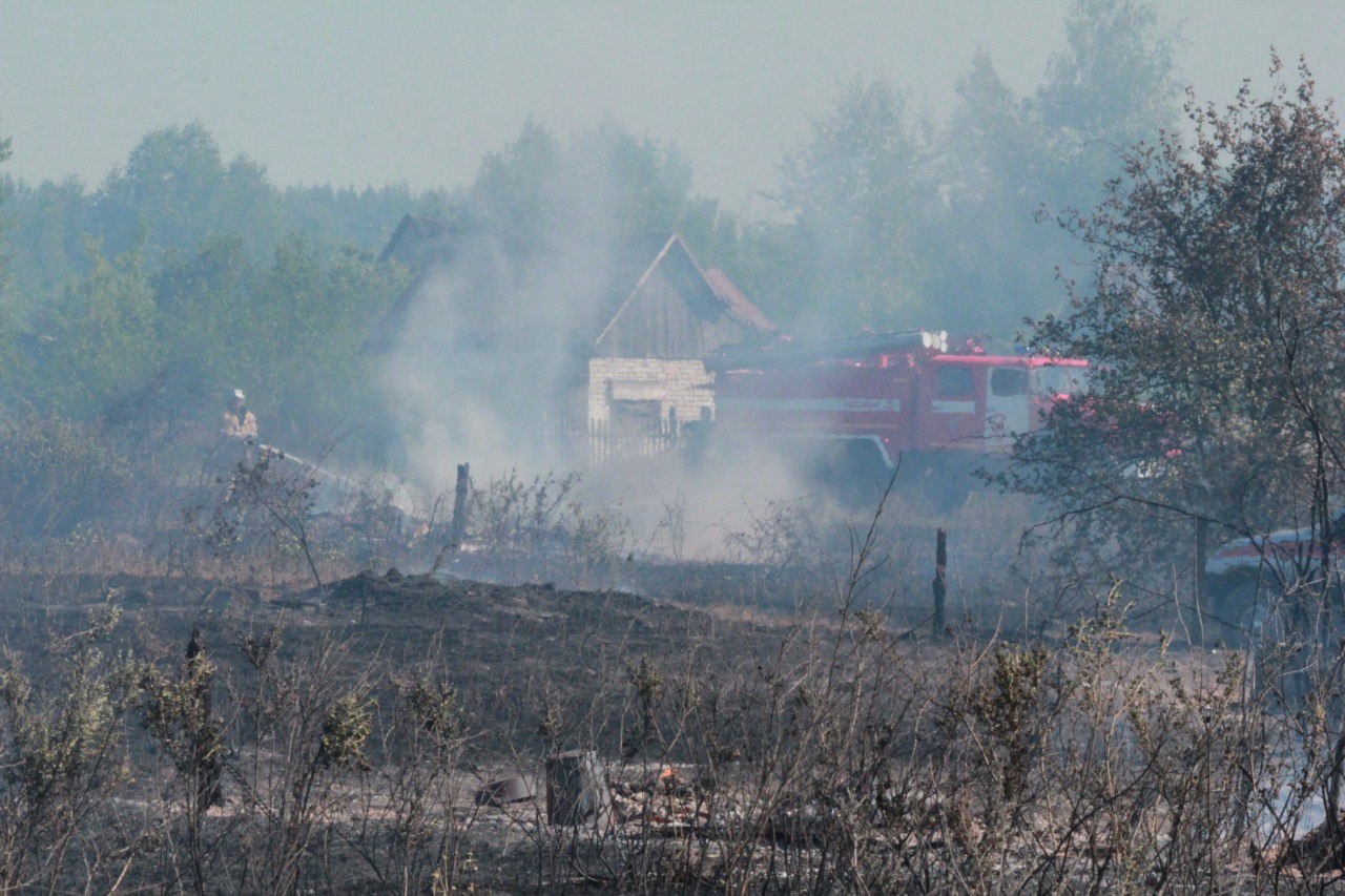В Пензенской области увеличилось число пожаров из-за поджога сухой травы