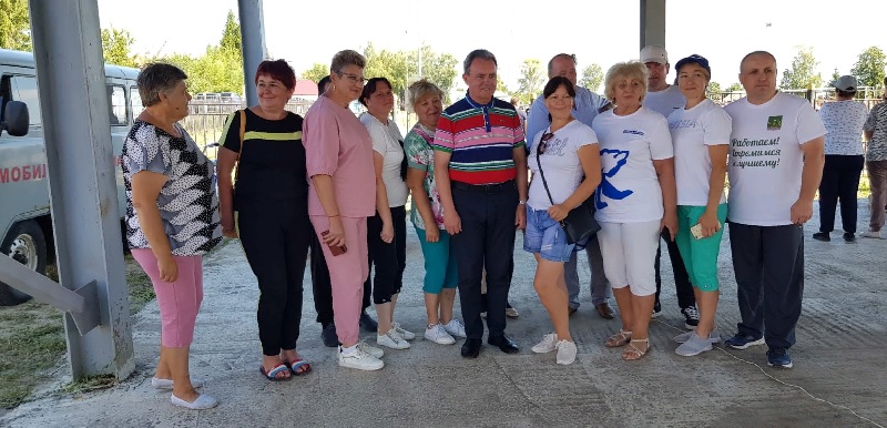 Валерий Лидин совершил рабочую поездку в Лунинский район