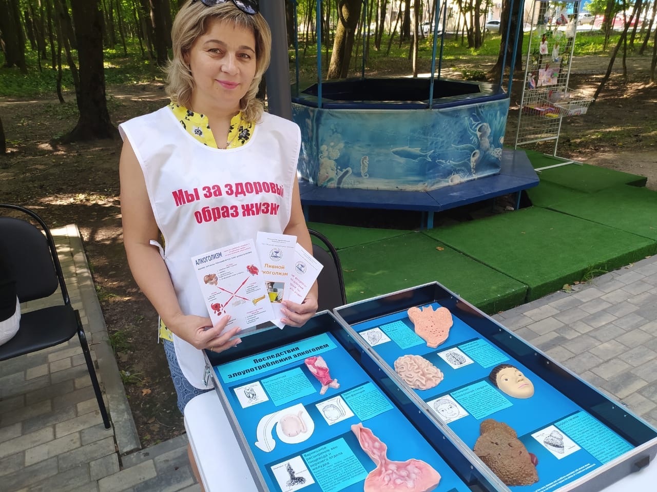 Жителям Пензы наглядно демонстрируют патологии органов из-за злоупотребления алкоголем