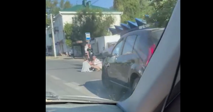 В Пензе на Циолковского сбили пешехода на зебре