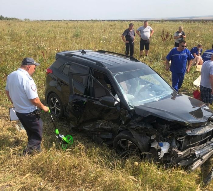 В жесткой аварии в Мокшанском районе пострадали двое детей и еще трое взрослых
