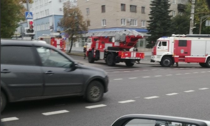 Пензенцев насторожили пожарные машины в центре города