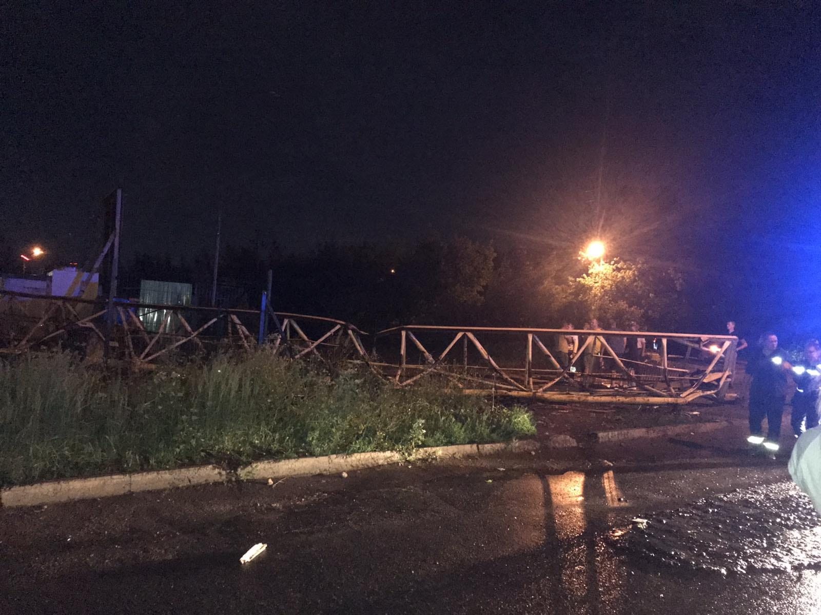 В Пензе после падения башенного крана на сторожа оштрафовали работников стройплощадки